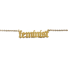 Load image into Gallery viewer, Feminist Necklace