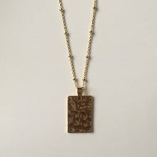 Load image into Gallery viewer, Hammered Tablet Necklace