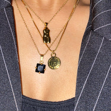 Load image into Gallery viewer, Onyx Pendant Necklace