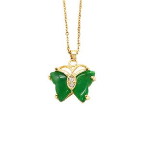 Jade Butterfly Necklace