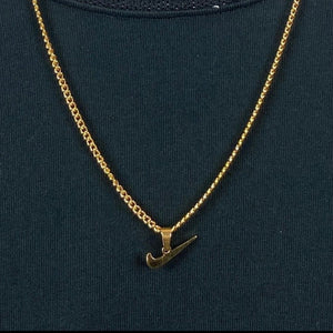 Swoosh Tick Necklace