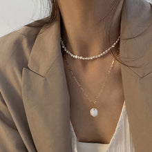 Load image into Gallery viewer, Mother of Pearl Choker