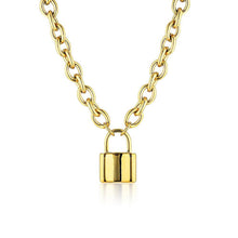 Load image into Gallery viewer, Padlock Necklace