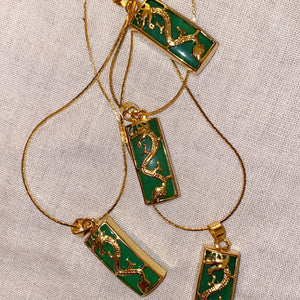 Jade Tag Necklace