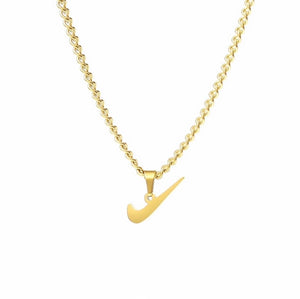 Swoosh Tick Necklace