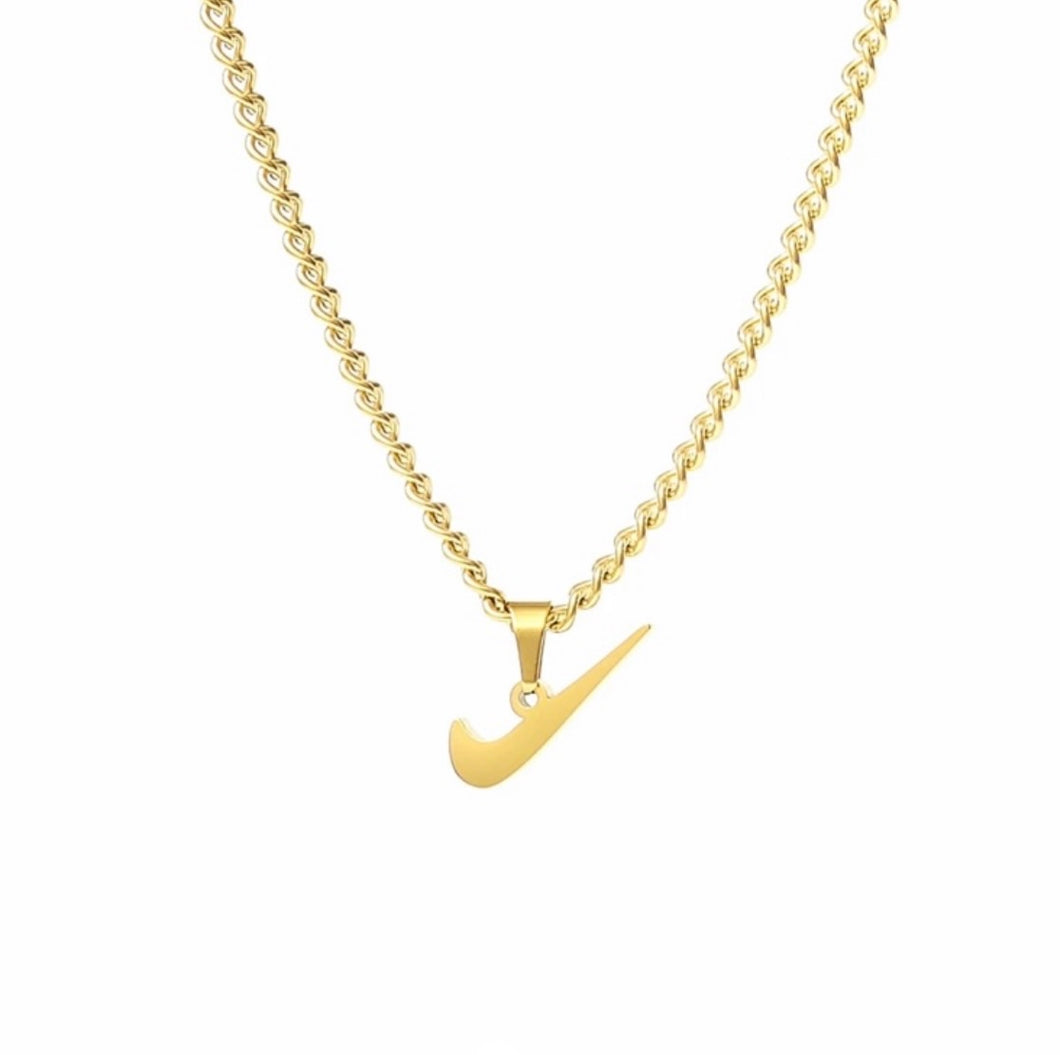 Swoosh Tick Necklace