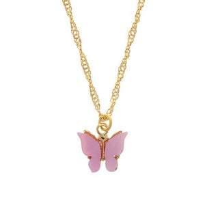 Pastel Butterflies Necklace