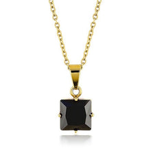 Load image into Gallery viewer, Onyx Pendant Necklace